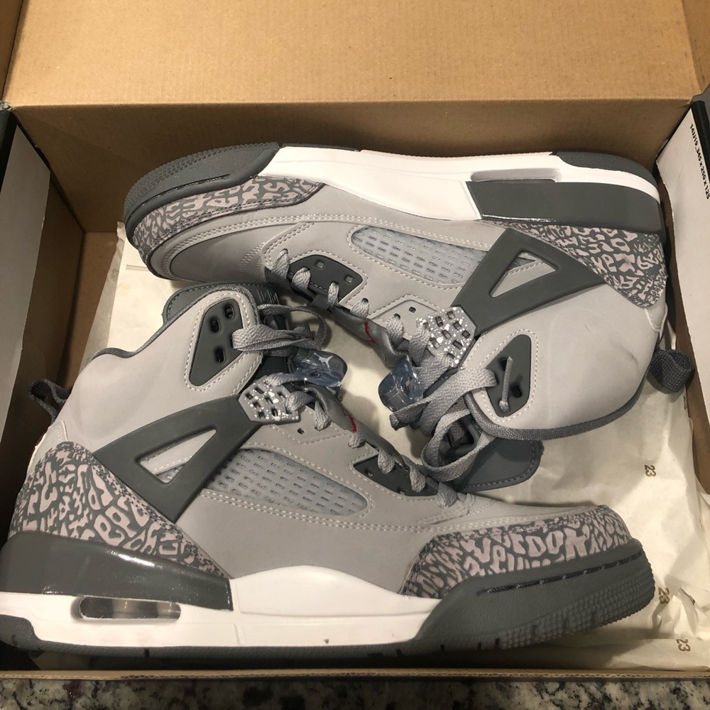 Jordan Spizike Wolf Grey Size 9.5